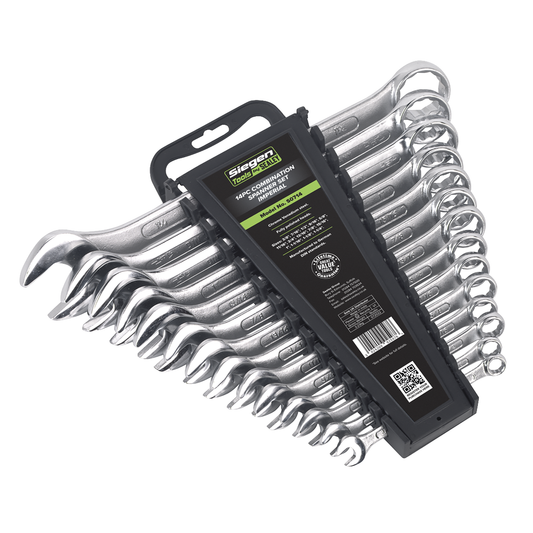 Siegen S0714 Siegen Imperial Combination Spanner Set 14pc