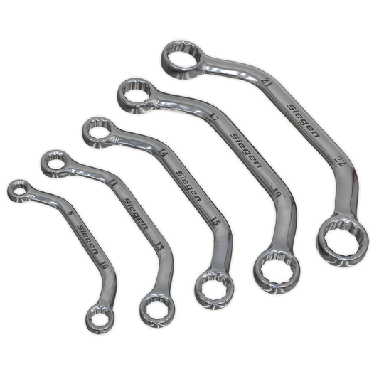 Siegen S0716 Siegen Obstruction Spanner Set 5pc