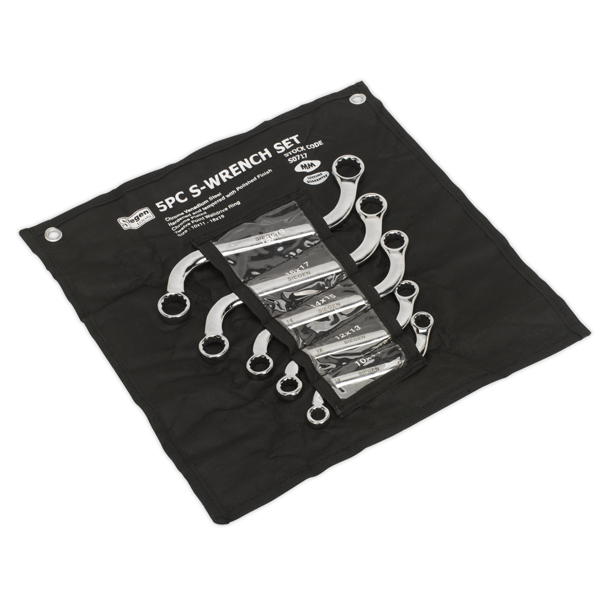 Siegen S0717 Siegen S-Spanner Set 5pc