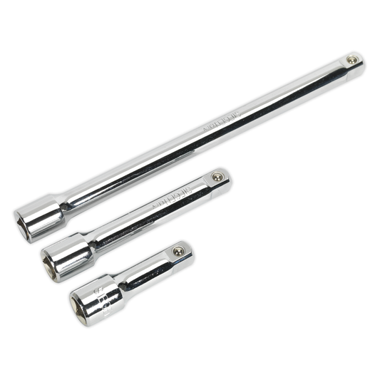 Siegen S0720 Siegen Extension Bar Set 1/2"Sq Drive 3pc