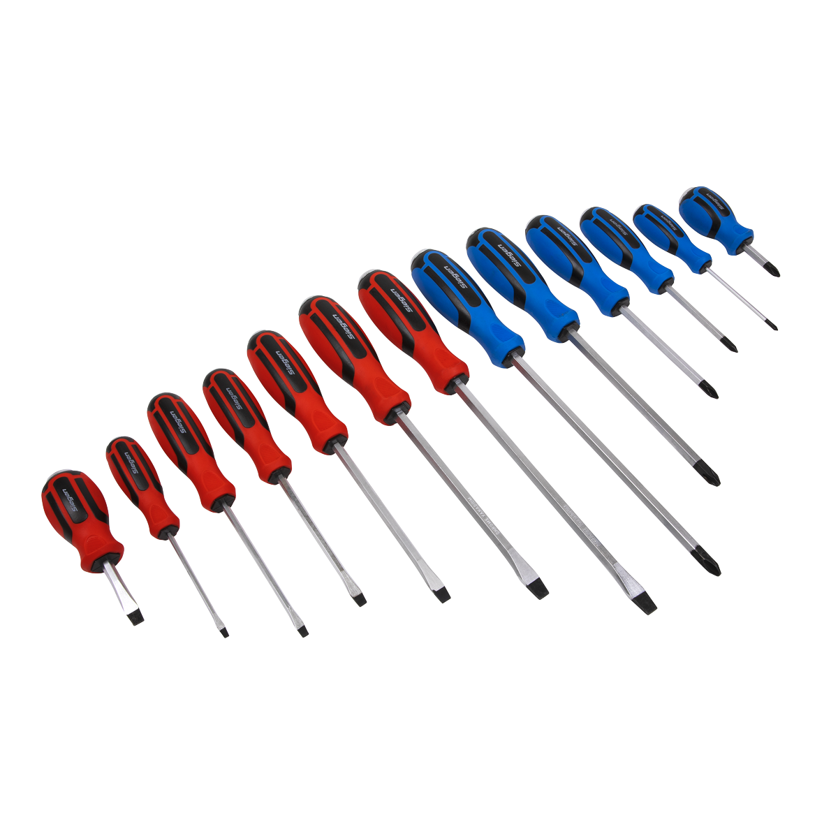 Siegen S0754 Siegen Hammer-Thru Screwdriver Set 13pc