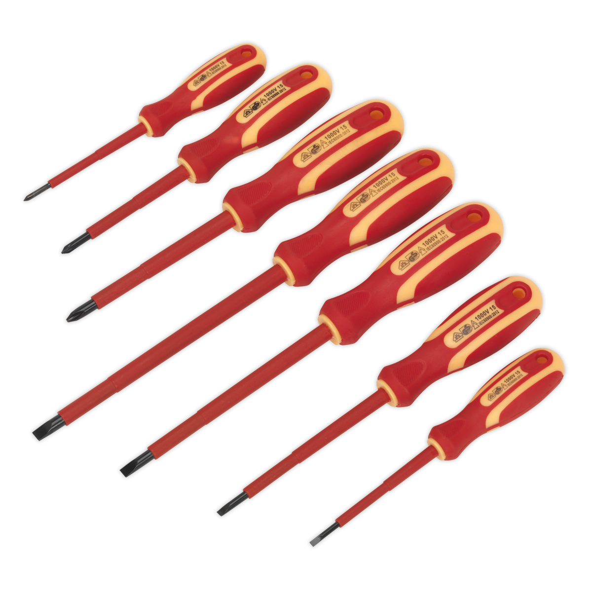 Siegen S0756 Siegen Screwdriver Set 7pc - VDE Approved