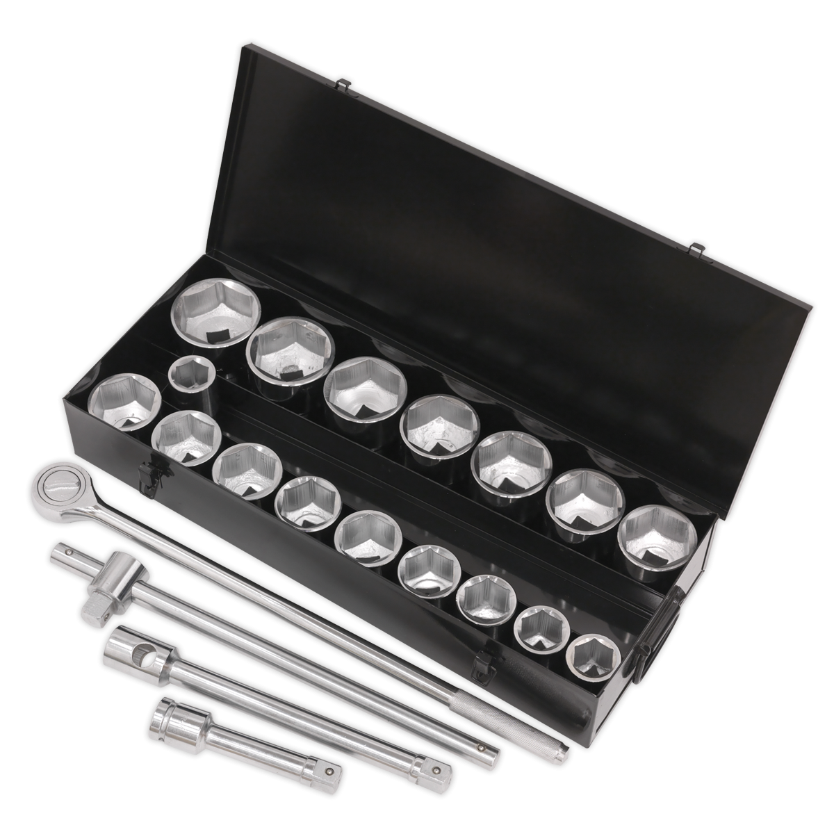Siegen S0768 Siegen Socket Set 1"Sq Drive 21pc