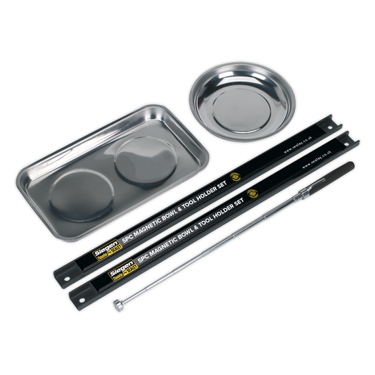 Siegen S0773 Siegen Magnetic Bowl & Tool Holder Set 5pc