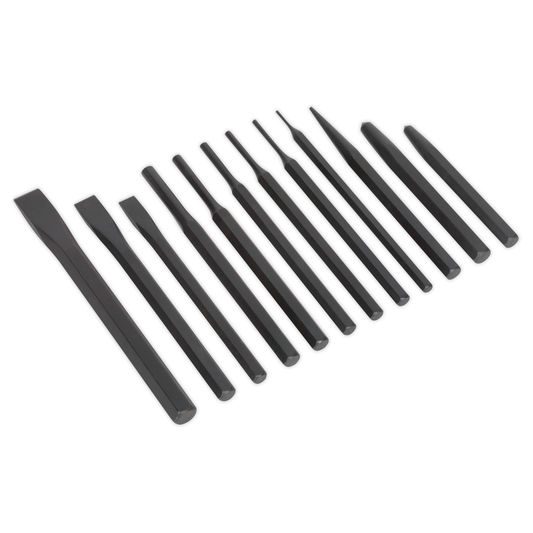Siegen S0802 Siegen Punch & Chisel Set 12pc