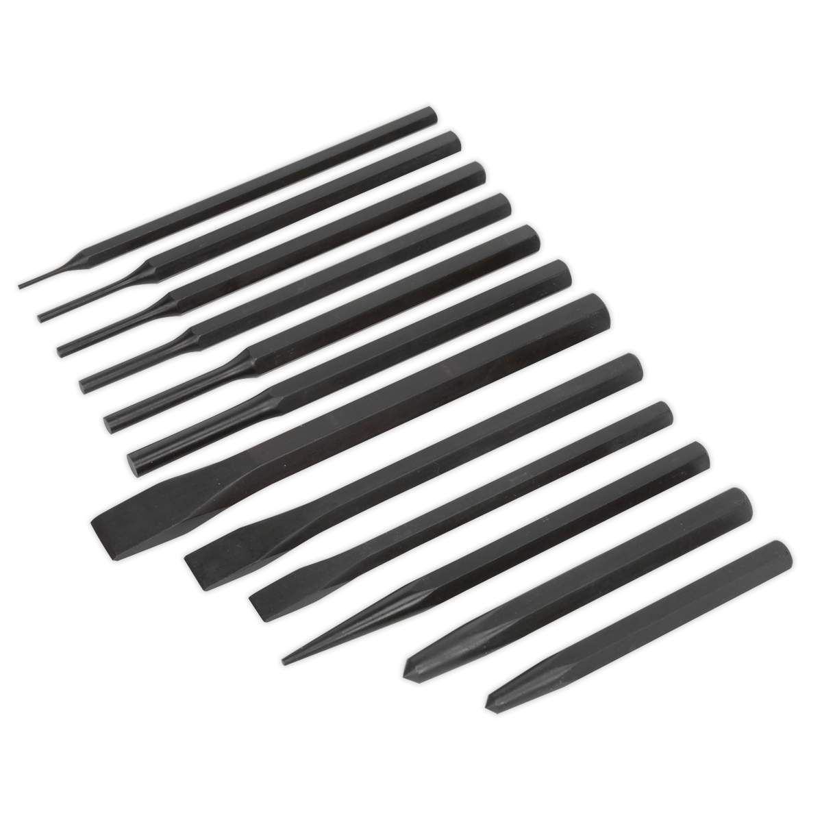 Siegen S0802 Siegen Punch & Chisel Set 12pc