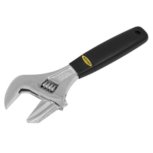 Siegen S0854 Siegen Adjustable Wrench with Extra-Wide Jaw Capacity 200mm