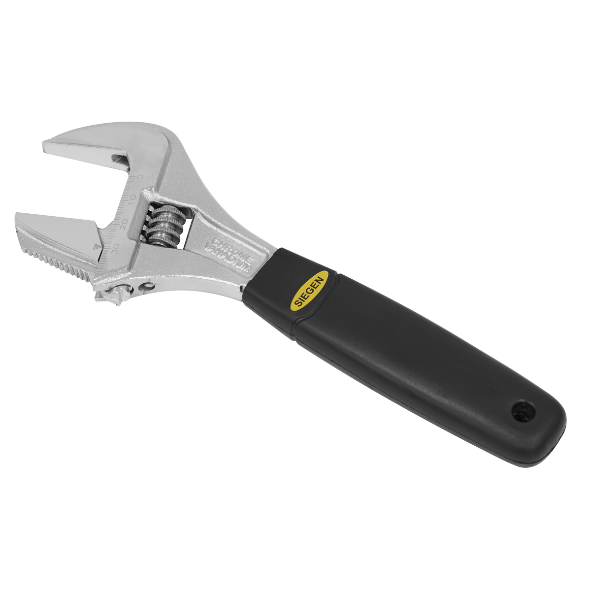 Siegen S0854 Siegen Adjustable Wrench with Extra-Wide Jaw Capacity 200mm