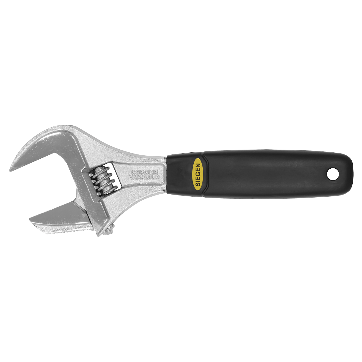 Siegen S0854 Siegen Adjustable Wrench with Extra-Wide Jaw Capacity 200mm