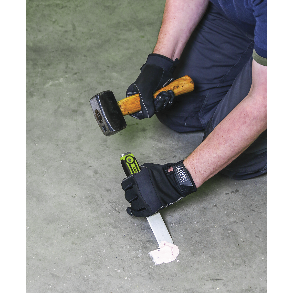 Siegen S0856 Siegen Scraper Set with Hammer Cap 3pc