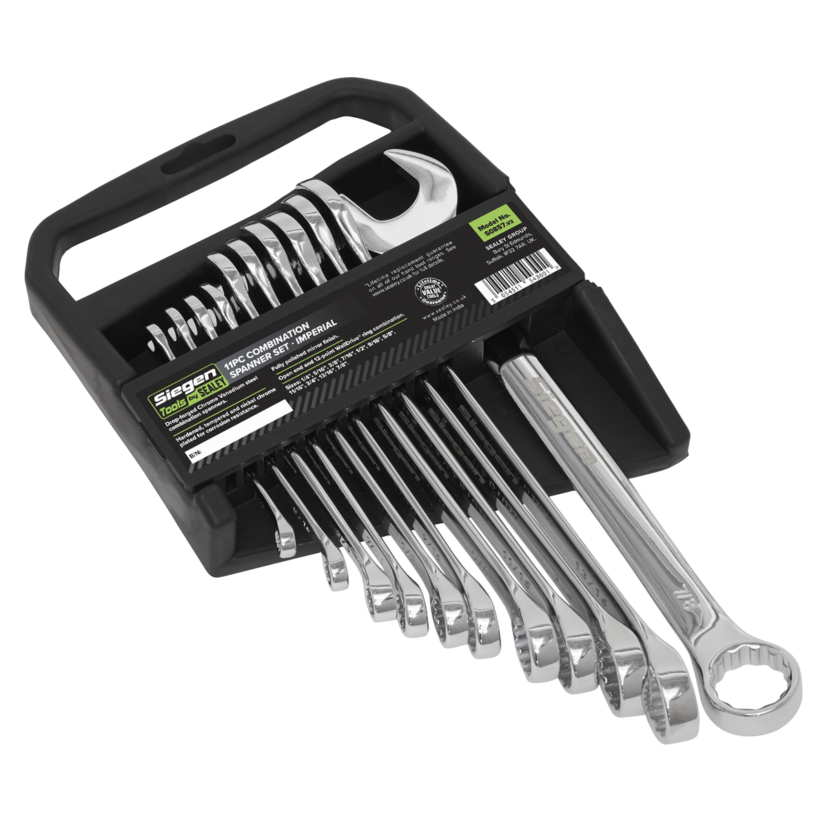 Siegen S0857 Siegen Imperial Combination Spanner Set 11pc