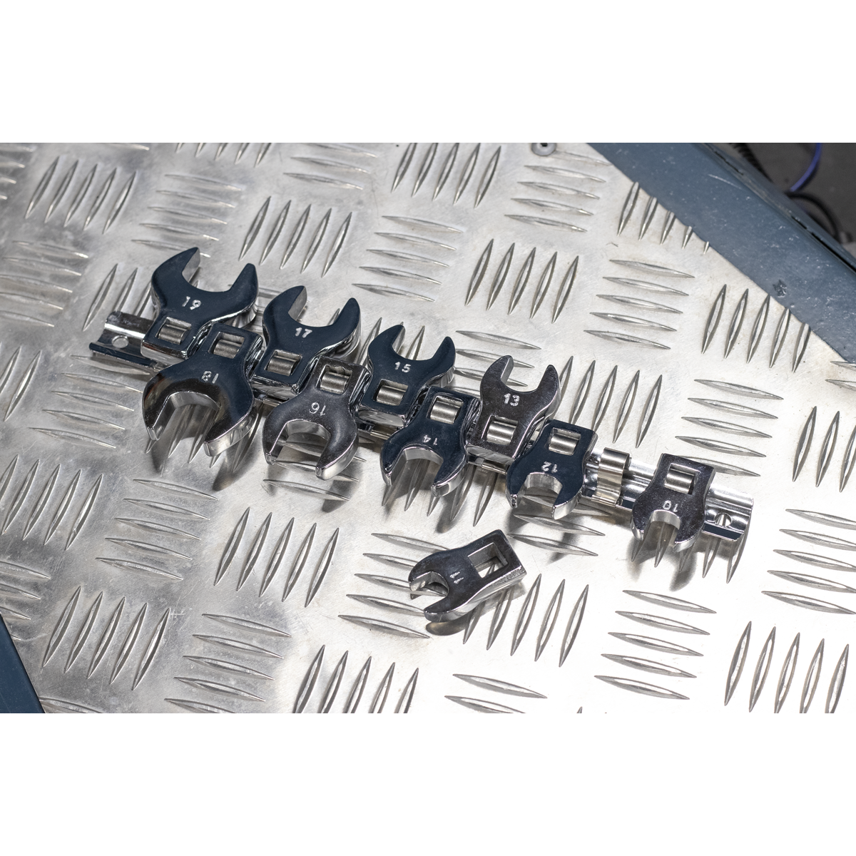 Siegen S0866 Siegen Crow's Foot Open-End Spanner Set 3/8"Sq Drive 10pc