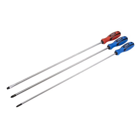 Siegen S0895 Siegen Extra-Long Screwdriver Set 3pc