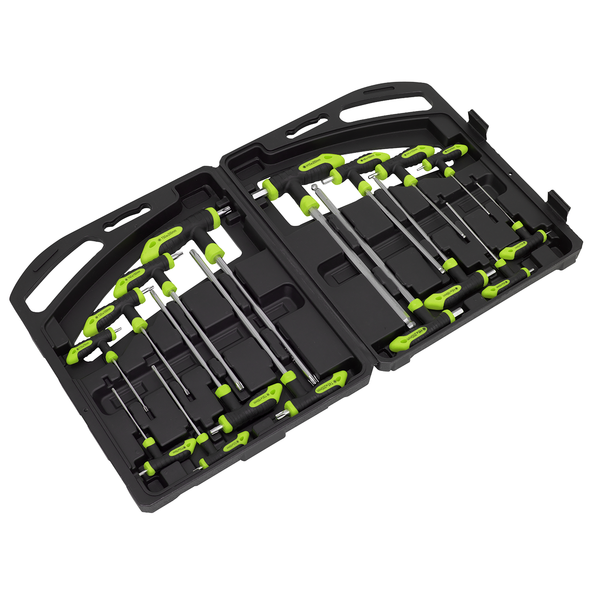 Siegen S0916 Siegen T-Handle TRX-Star* & Hex Key Set 16pc