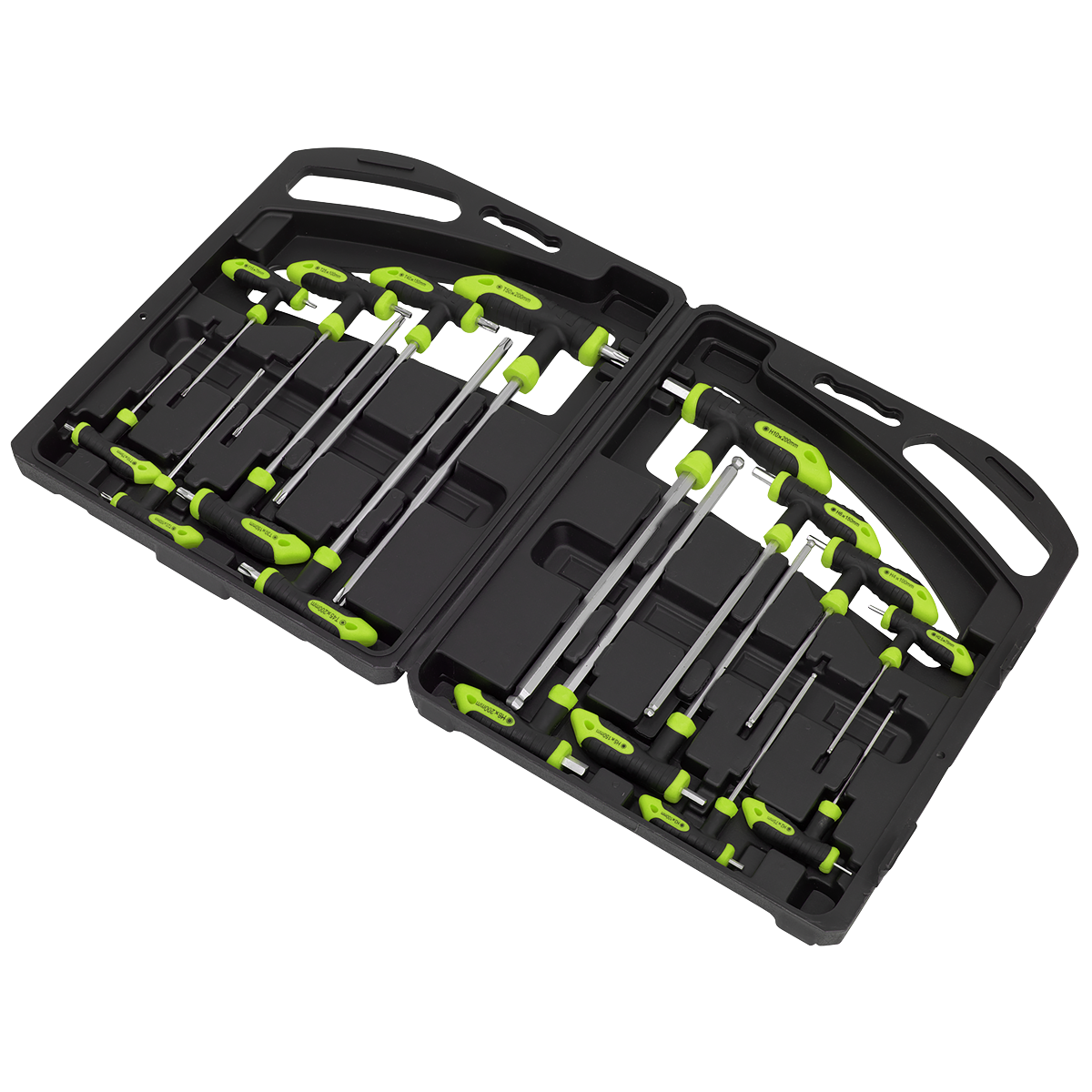 Siegen S0916 Siegen T-Handle TRX-Star* & Hex Key Set 16pc