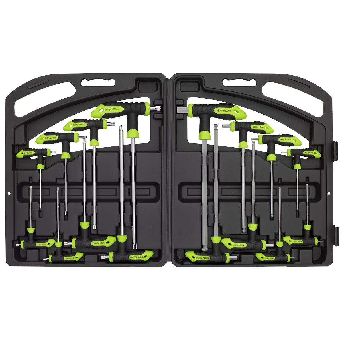 Siegen S0916 Siegen T-Handle TRX-Star* & Hex Key Set 16pc