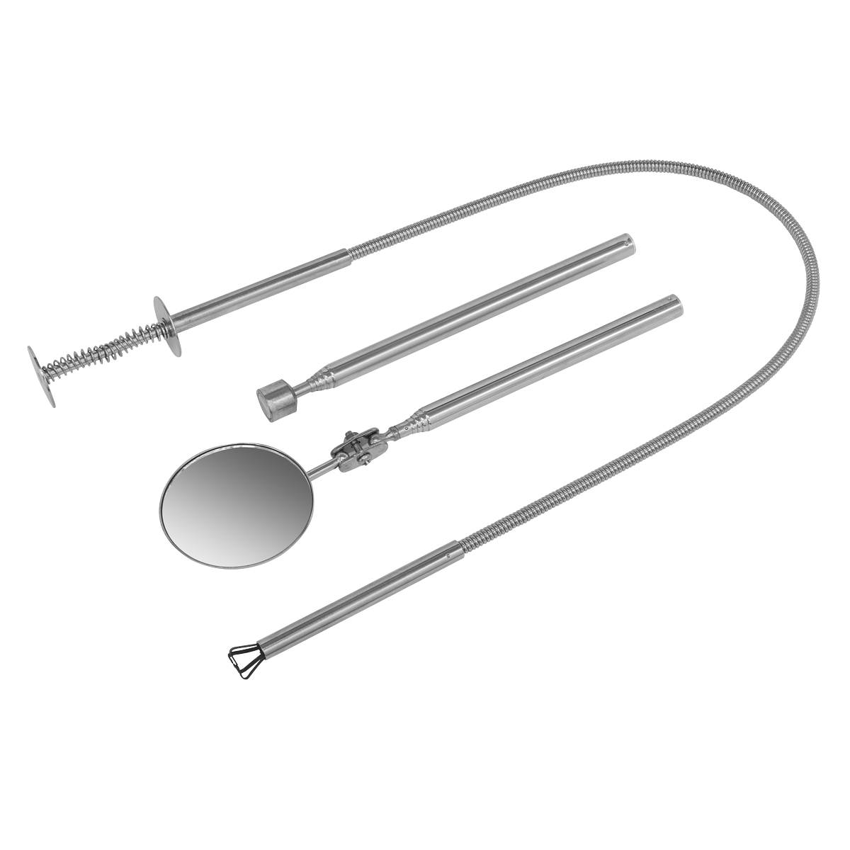 Siegen S0949 Magnetic Pick-Up, Flexible Claw & Inspection Tool Set 3pc