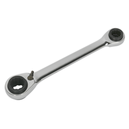 Siegen S0983 Siegen 4-in-1 Reversible Ratchet Ring Spanner