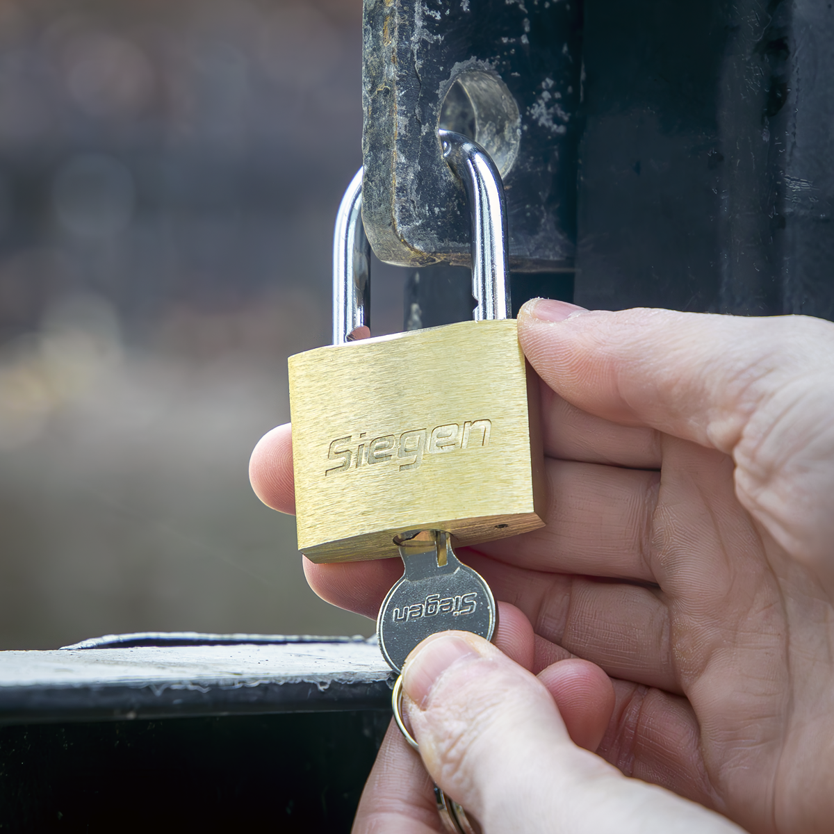 Siegen S0987 Siegen Brass Body Padlock with Brass Cylinder 40mm