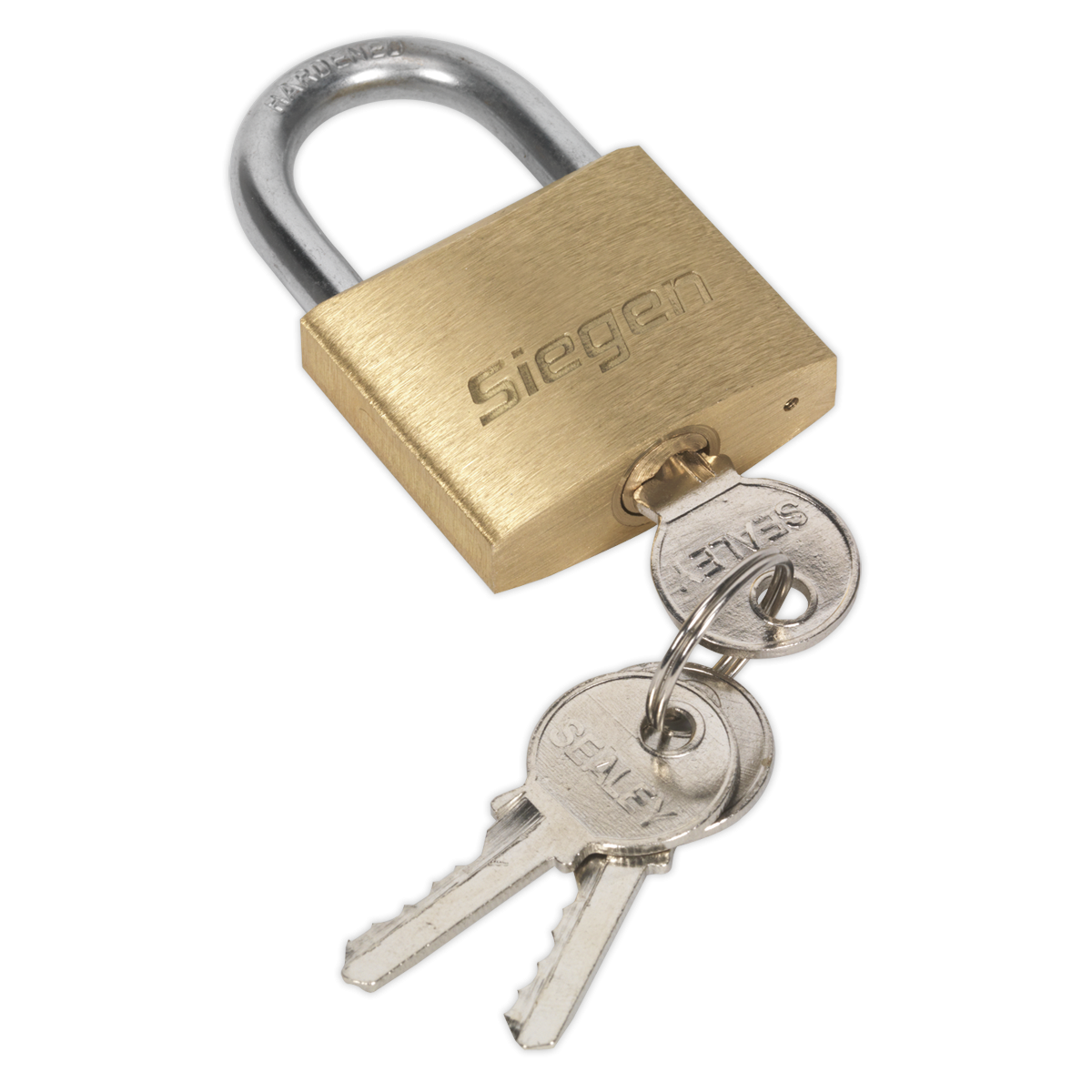 Siegen S0987 Siegen Brass Body Padlock with Brass Cylinder 40mm