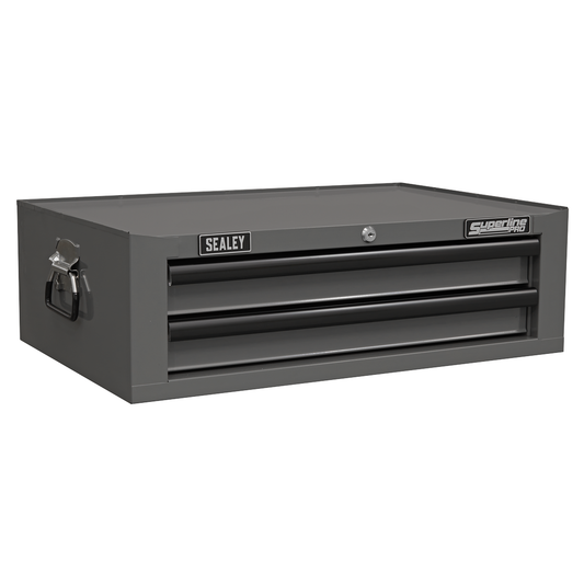 Superline Pro AP26029TG Superline PRO® Mid-Box Tool Chest 2 Drawer - Grey/Black