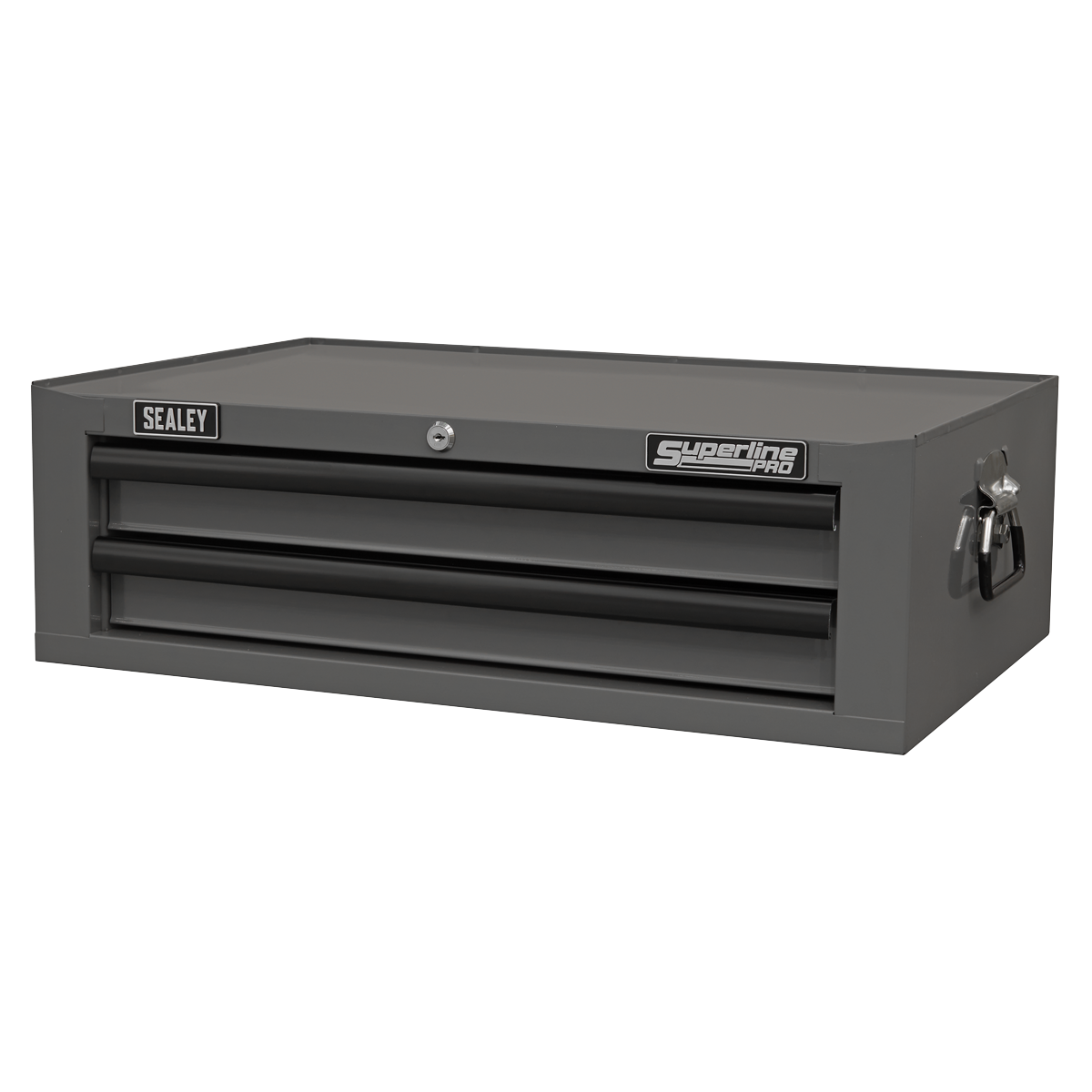 Superline Pro AP26029TG Superline PRO® Mid-Box Tool Chest 2 Drawer - Grey/Black