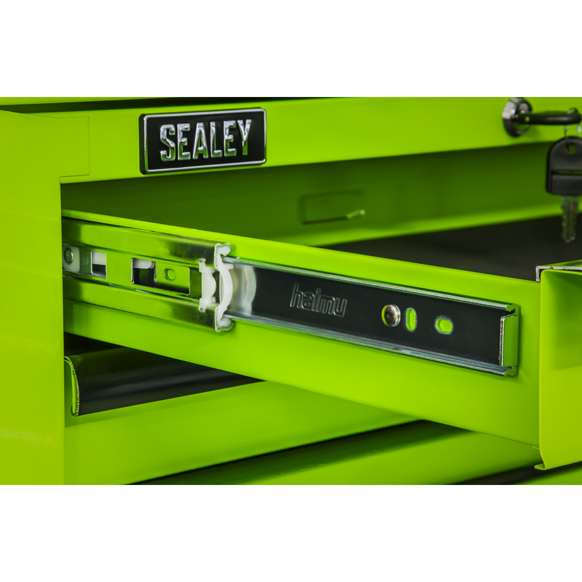 Superline Pro AP26029THV Superline PRO® Mid-Box Tool Chest 2 Drawer - Green/Black