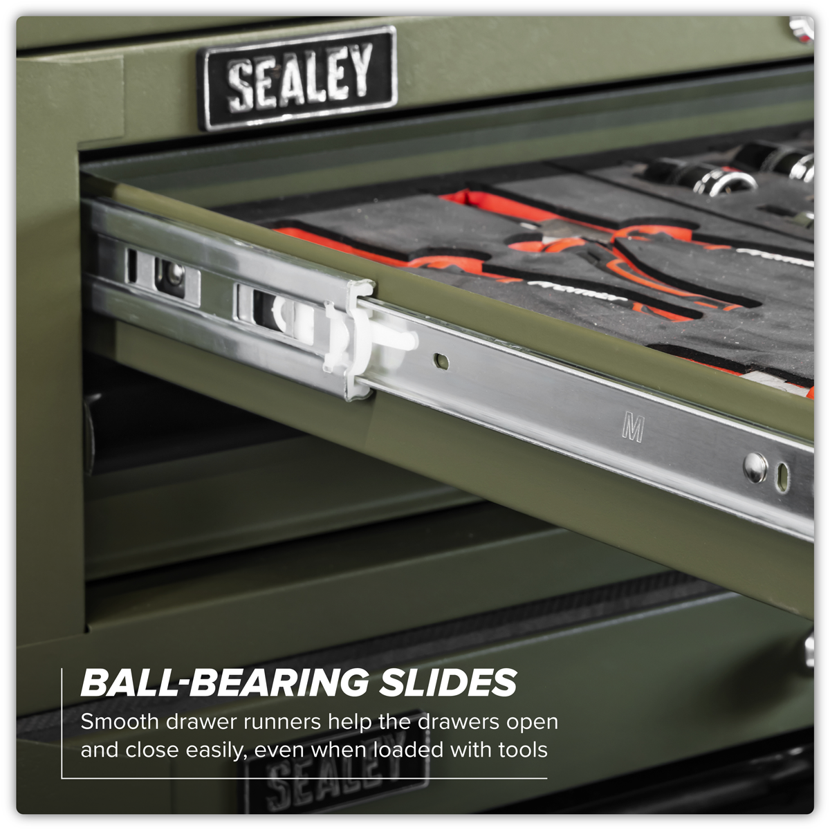 Superline Pro AP26029TK Superline PRO® Mid-Box Tool Chest 2 Drawer - Khaki