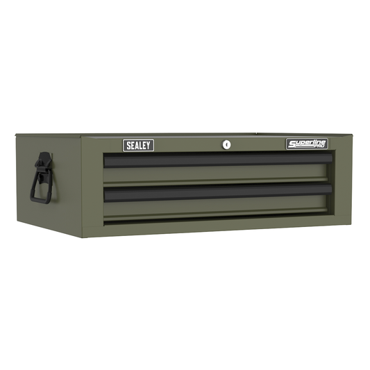 Superline Pro AP26029TK Superline PRO® Mid-Box Tool Chest 2 Drawer - Khaki