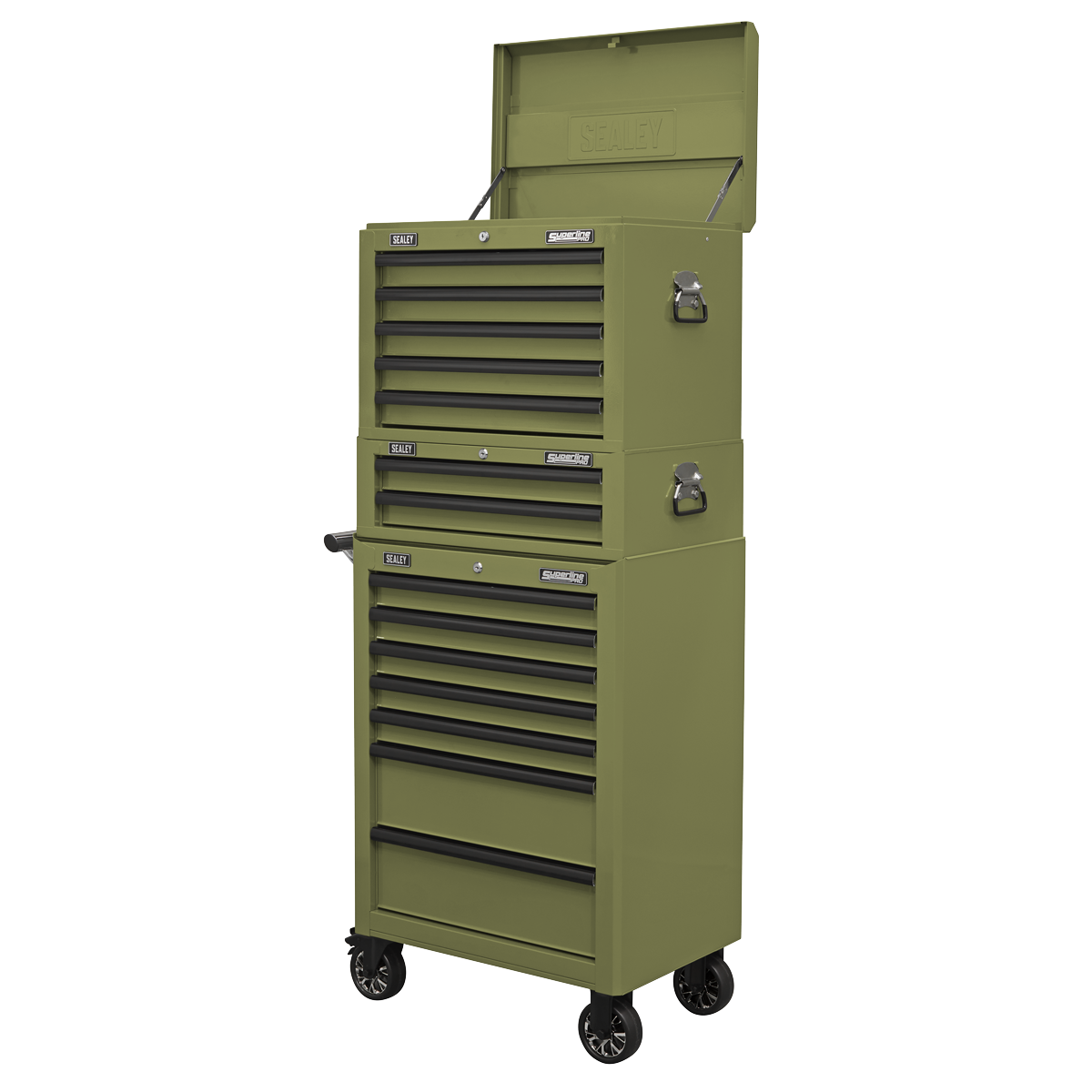 Superline Pro AP26029TK Superline PRO® Mid-Box Tool Chest 2 Drawer - Khaki