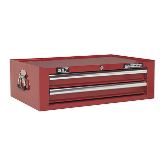 Superline Pro AP26029T Superline PRO® Mid-Box Tool Chest 2 Drawer - Red
