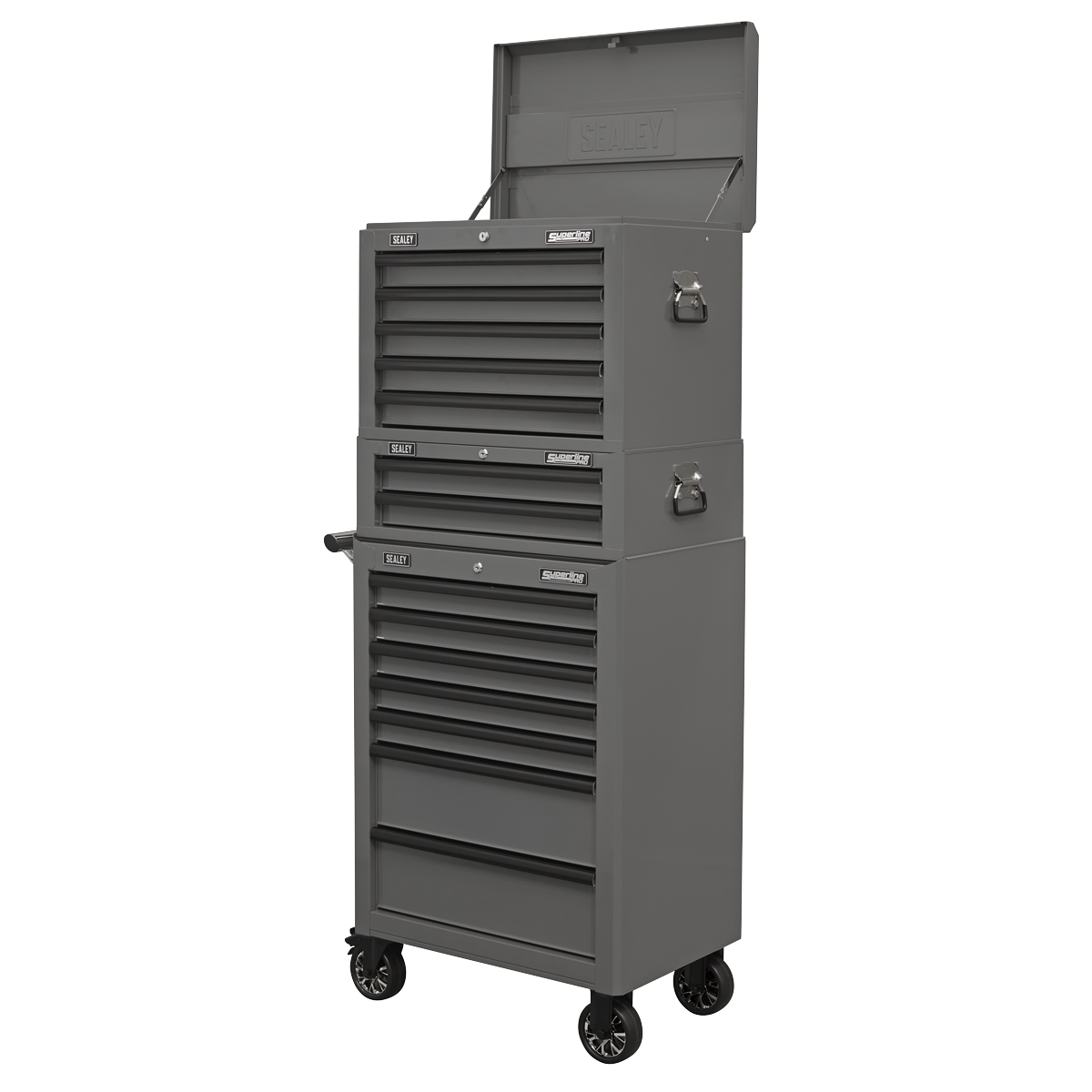 Superline Pro AP26059TG Superline PRO® Topchest 5 Drawer - Grey/Black