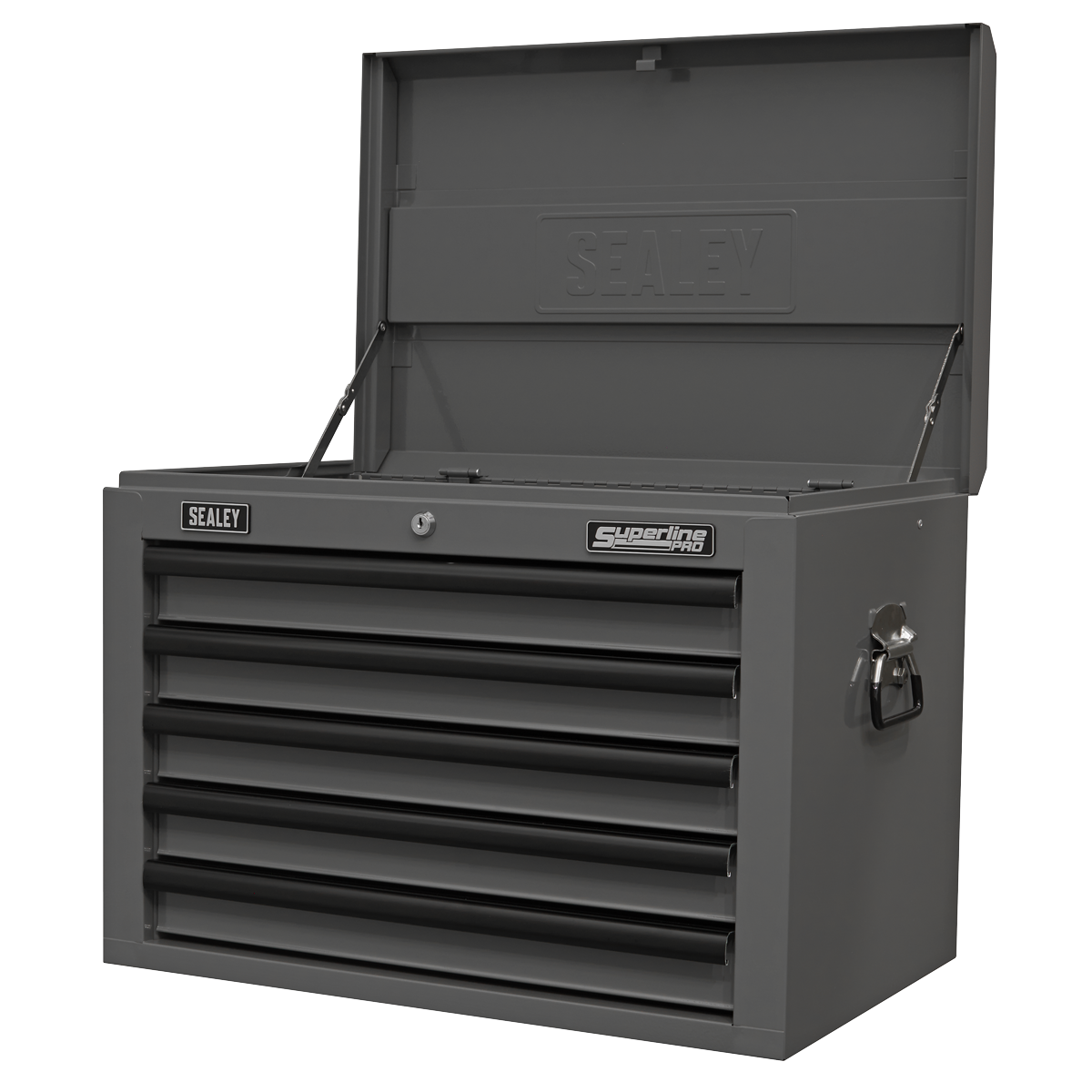 Superline Pro AP26059TG Superline PRO® Topchest 5 Drawer - Grey/Black