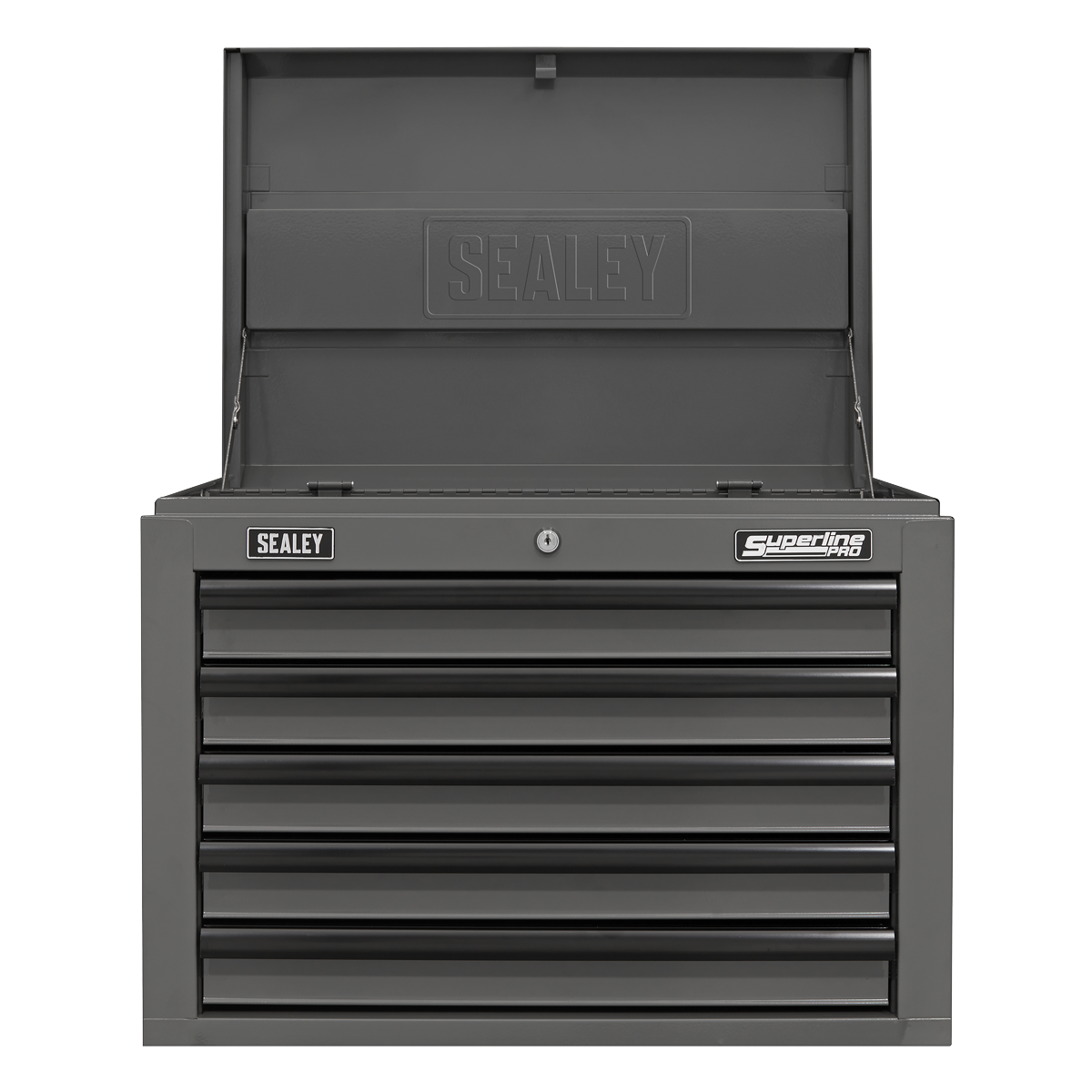 Superline Pro AP26059TG Superline PRO® Topchest 5 Drawer - Grey/Black