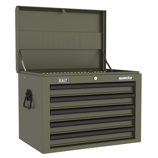 Superline Pro AP26059TK Superline PRO® Heavy-Duty Topchest 5 Drawer - Khaki