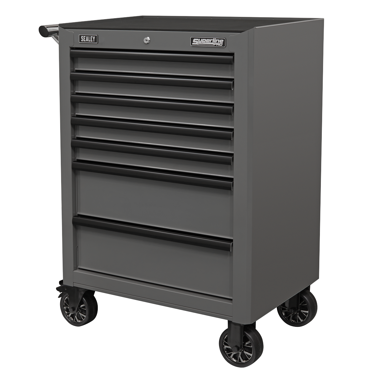 Superline Pro AP26479TG Superline PRO® Rollcab 7 Drawer - Grey/Black