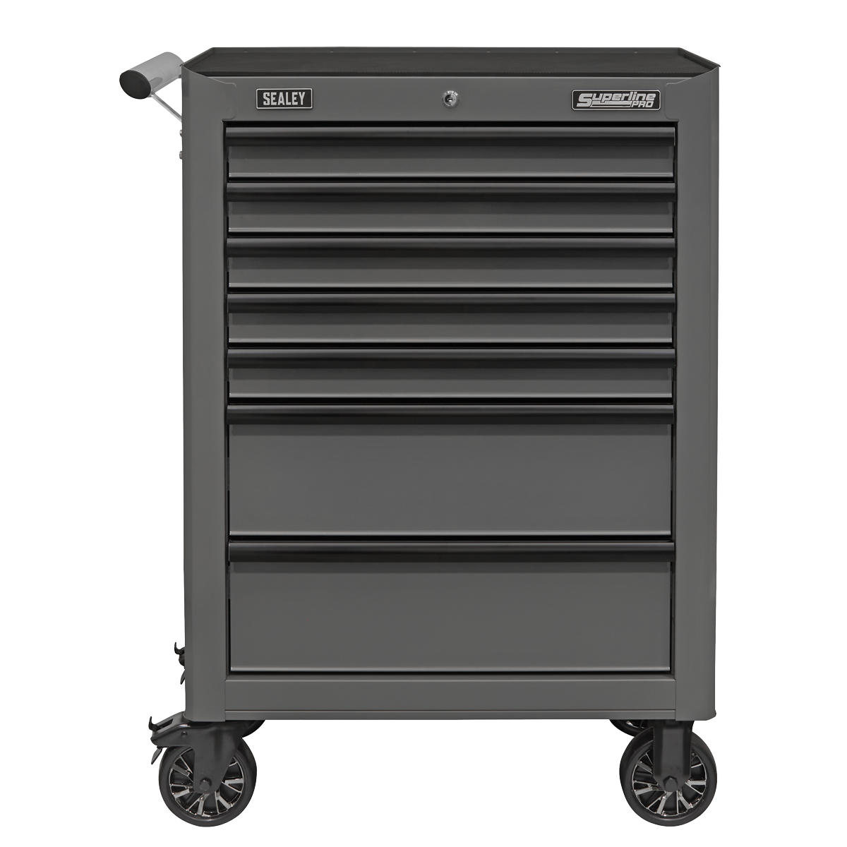 Superline Pro AP26479TG Superline PRO® Rollcab 7 Drawer - Grey/Black