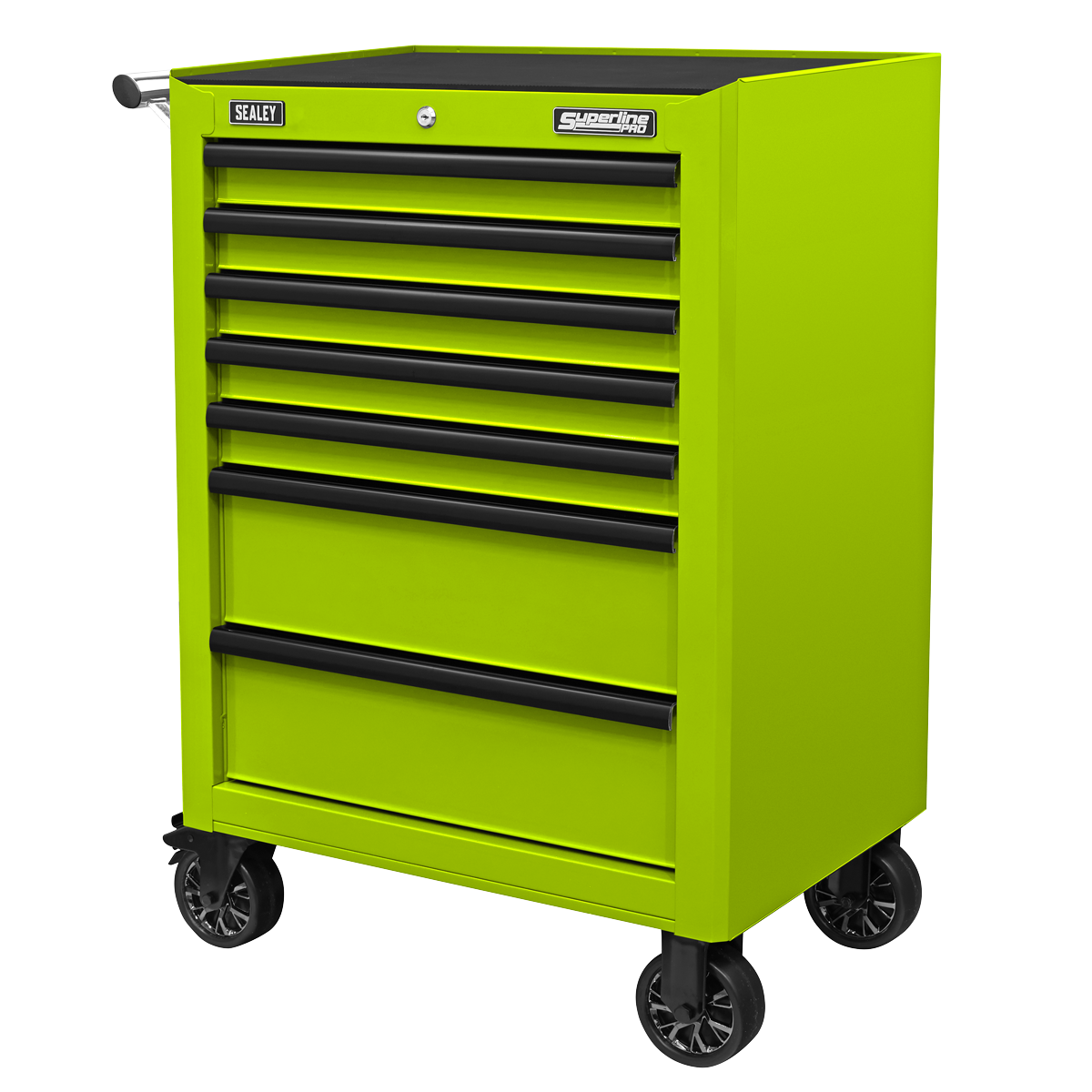 Superline Pro AP26479THV Superline PRO® Rollcab 7 Drawer - Green/Black
