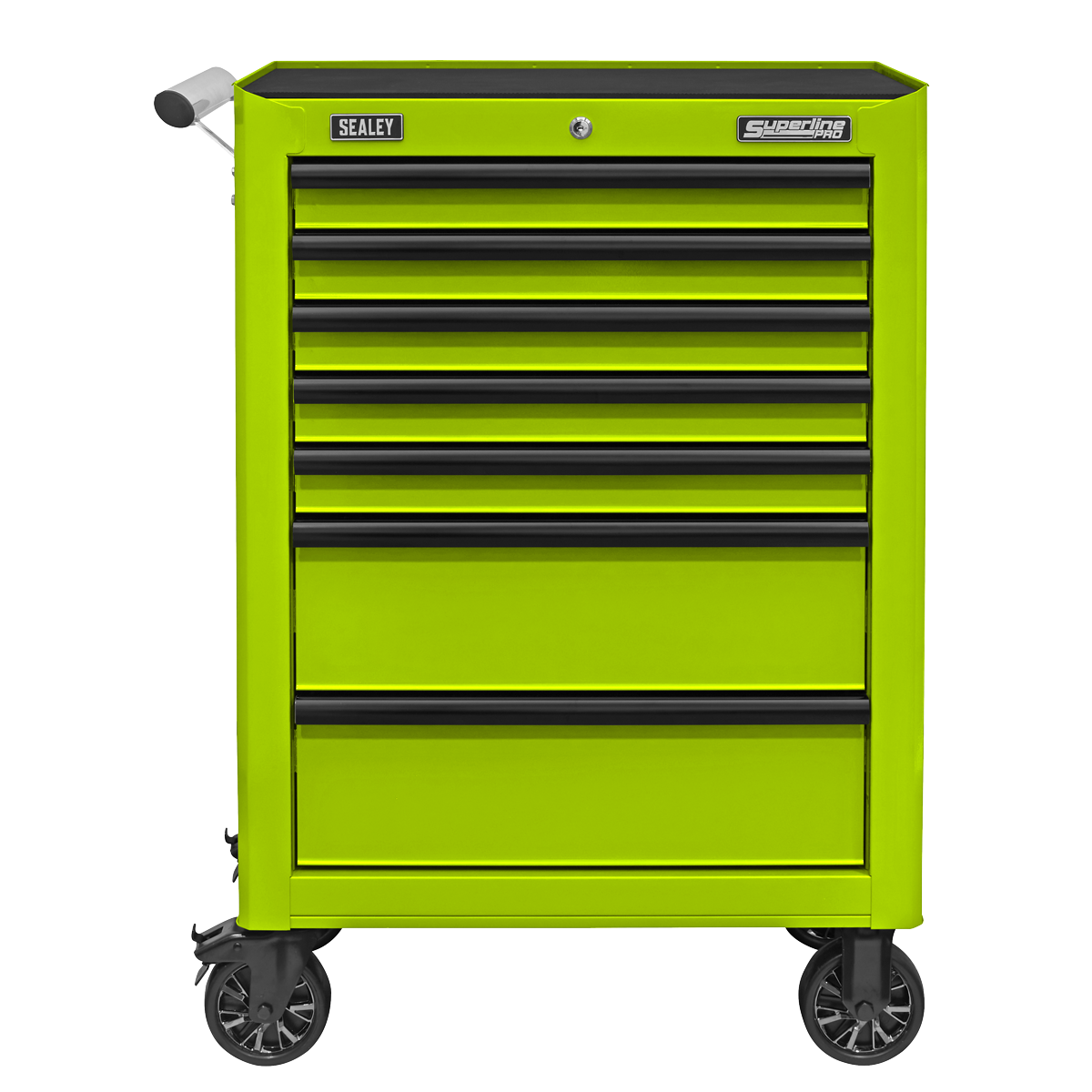 Superline Pro AP26479THV Superline PRO® Rollcab 7 Drawer - Green/Black
