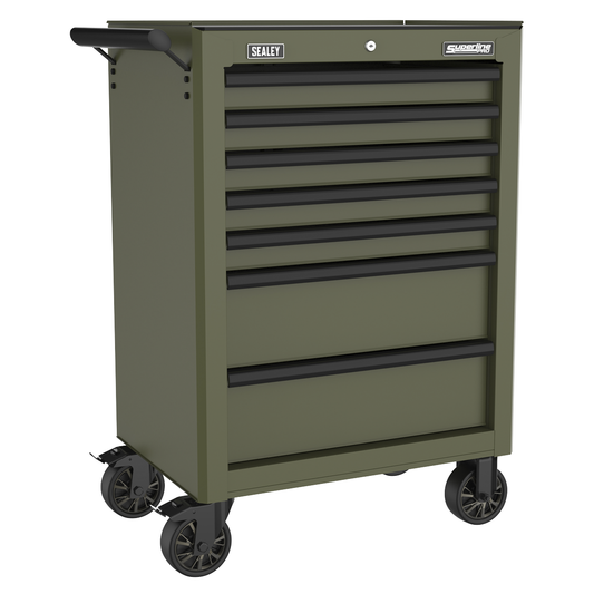 Superline Pro AP26479TK Superline PRO® Heavy-Duty Rollcab 7 Drawer - Khaki