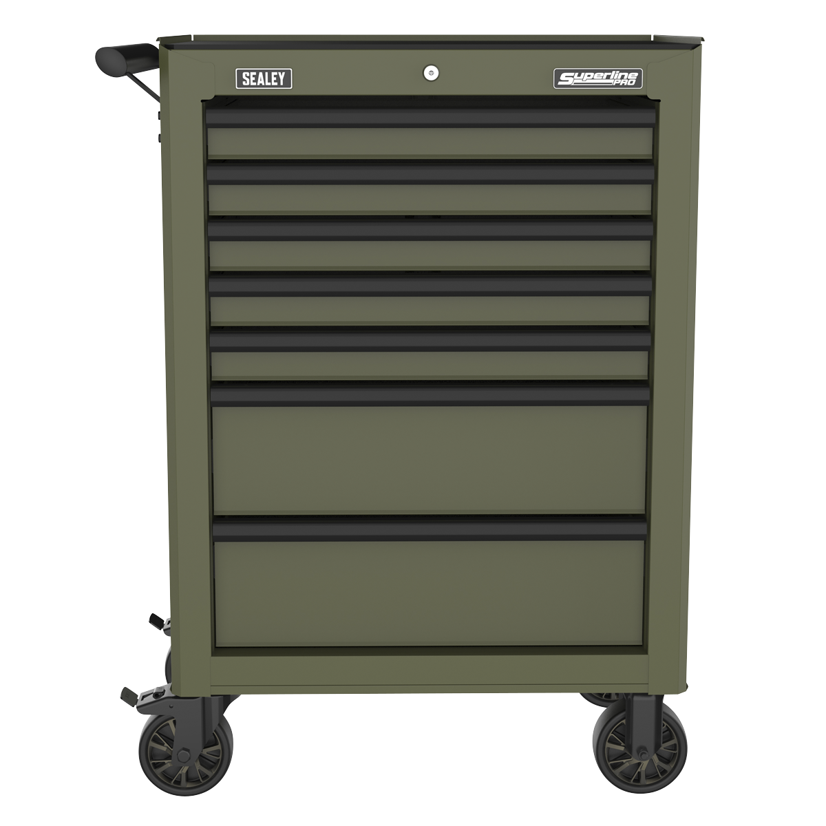 Superline Pro AP26479TK Superline PRO® Heavy-Duty Rollcab 7 Drawer - Khaki