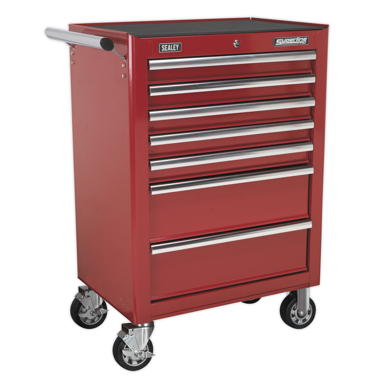 Superline Pro AP26479T Superline PRO® Rollcab 7 Drawer - Red