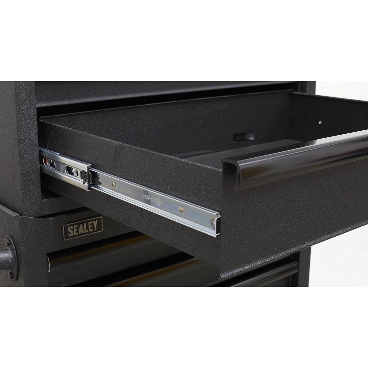 Superline Pro AP27BESTACK Superline PRO® Black Edition Tool Chest Combination with 9 Soft Close Drawers & Power Bar