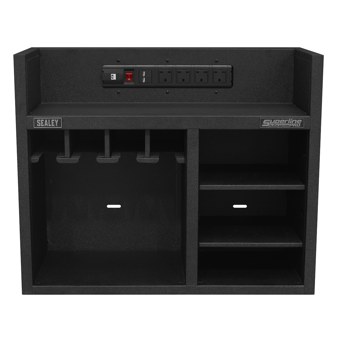 Superline Pro AP30SRBE Superline PRO® Power Tool Storage Rack with Power Bar