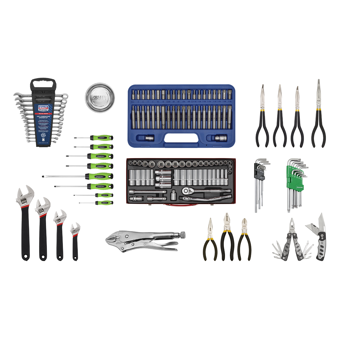 Superline Pro AP33109BCOMBO Superline PRO® Topchest 10 Drawer with 140pc Tool Kit - Black