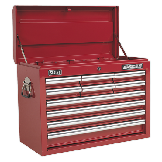 Superline Pro AP33109 Superline PRO® Topchest 10 Drawer - Red