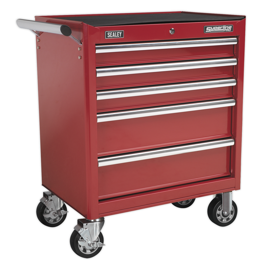 Superline Pro AP33459 Superline PRO® Rollcab 5 Drawer - Red