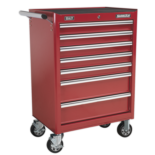 Superline Pro AP33479 Superline PRO® Rollcab 7 Drawer - Red