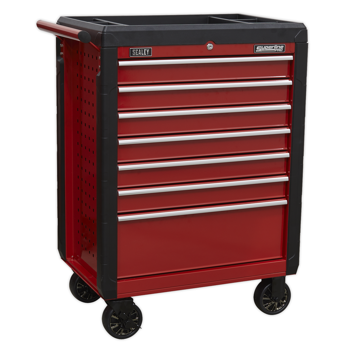 Superline Pro AP3407 Superline PRO® Rollcab 7 Drawer - Red