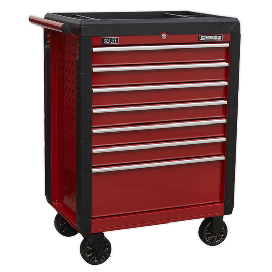 Superline Pro AP3407 Superline PRO® Rollcab 7 Drawer - Red
